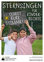 Aktion Dreikönigssingen 2025: Plakatmotiv