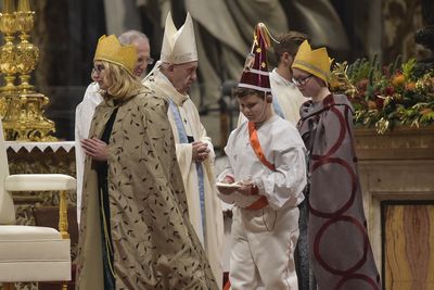 Roma 01-01-2020
Papa Francesco, celebra la Santa Messa nel primo giorno dell' anno
Ph: Cristian Gennari/Siciliani







