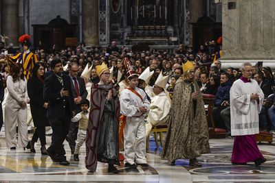 Roma 01-01-2020
Papa Francesco, celebra la Santa Messa nel primo giorno dell' anno
Ph: Cristian Gennari/Siciliani







