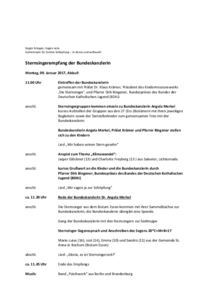 Sternsingerempfang bei der Bundeskanzlerin