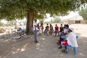 Die Essensverkäuferinnen der Sirigu-Schule in Ghana werden regelmäßig in Hygiene geschult.