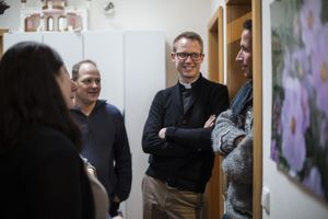 Dreharbeiten in Eichstätt zum "Sternsinger-Held", Teil 2 mit Flora, Antonia, Felix, und Severin als Sternsinger sowie Willi Weitzel.