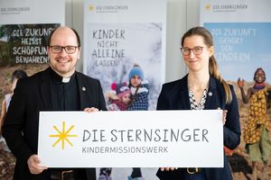 Anne Wunden, Geschäftsführerin und Pfarrer Dirk Bingener, Präsident des Kindermissionswerks ,Die Stersninger'