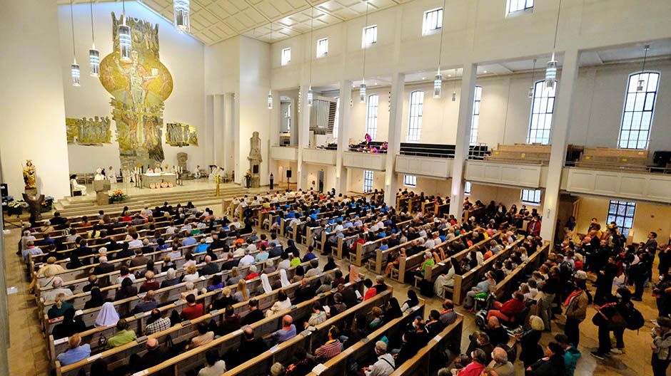 Die Sternsinger auf dem Katholikentag