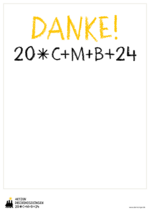 Vorlage: Danke sagen