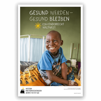 Aktion Dreikönigssingen 2022: Aktionsplakat Aktionsplakat zur Aktion Dreikönigssingen 2022