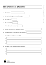 Steckbriefvorlage