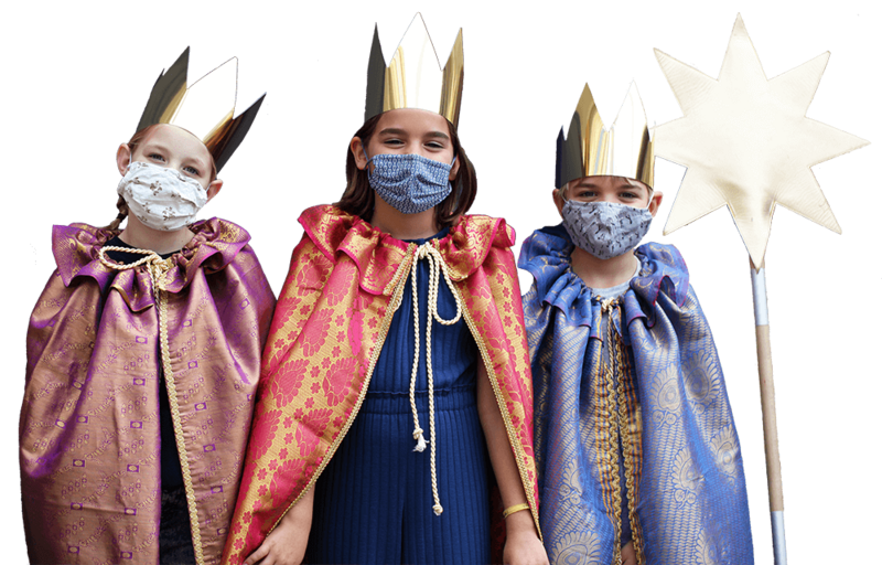 Sternsinger mit Maske