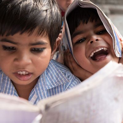 Schüler in Indien 