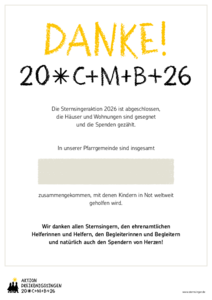 Vorlage: Danke sagen