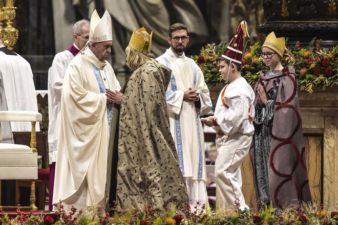 Roma 01-01-2020
Papa Francesco, celebra la Santa Messa nel primo giorno dell' anno
Ph: Cristian Gennari/Siciliani







