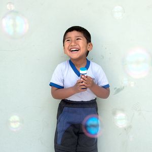 Carlos Andres im Zentrum für Kidner mit Behinderung "Yancana Huasy" in Peru