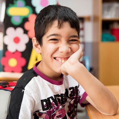 Samir besucht die LIFEGATE-Förderschule in Bait Jalla (Bethlehem).