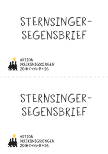 Segensbrief (A4)