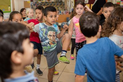 Hand in Hand Schule in Ost-Jerusalem. Hier lernen Arabische Israelis/Palaestinenser gemeinsam mit Juden. (c) 2016 Kathrin Harms