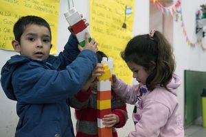 Endlich mehr Platz zum Spielen. Die Kinder der Villa 21 freuen sich über die neuen Räume.