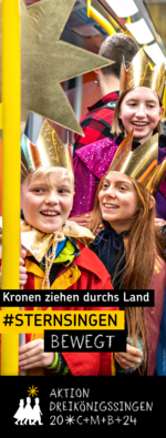 Motivationsgrafik Sternsingen bewegt (Banner)