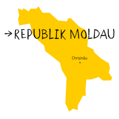 Karte Republik Moldau, Chisinau