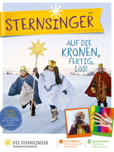 Sternsinger-Magazin: Auf die Kronen, fertig, los!