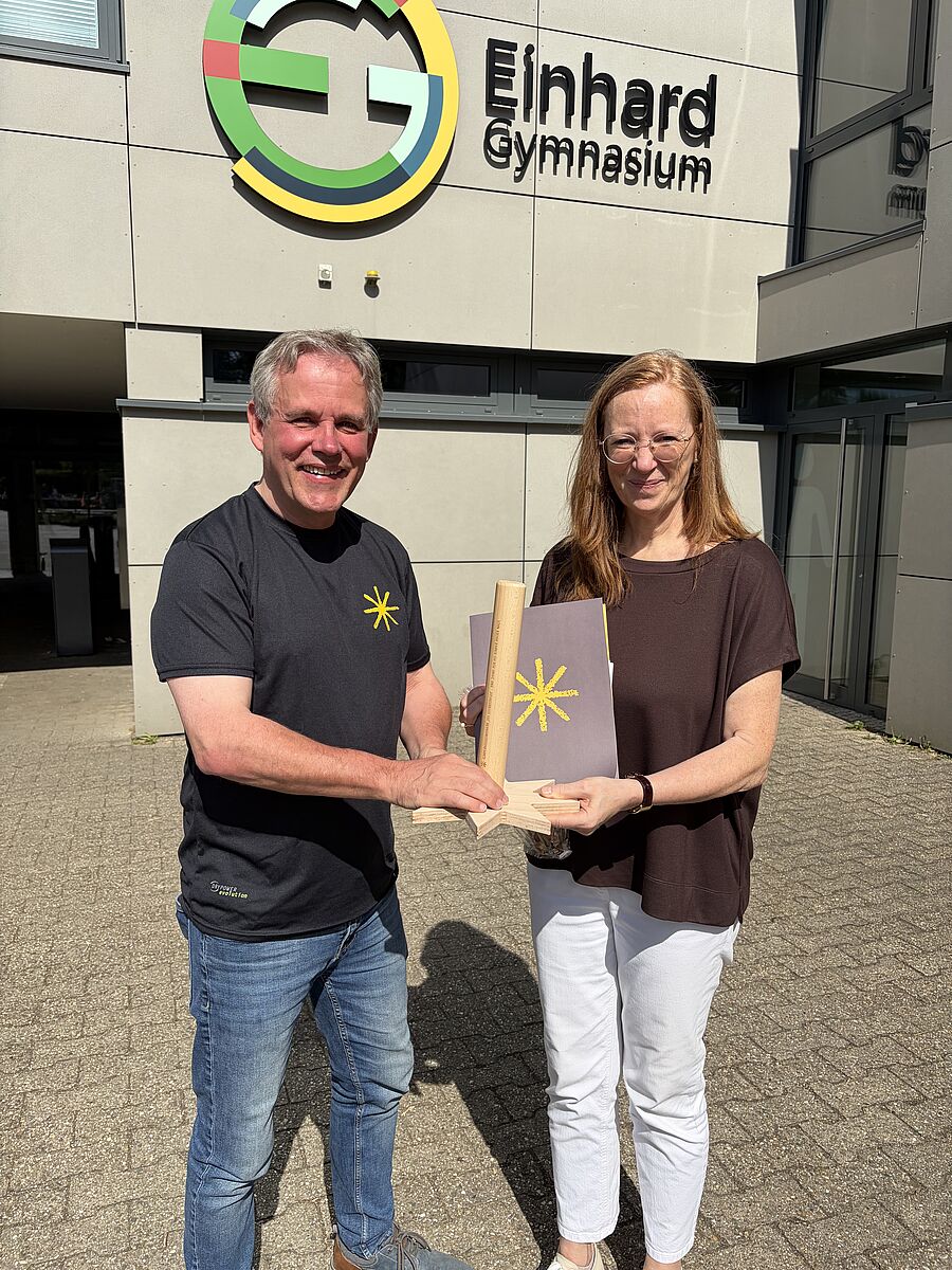 Auch das Einhard Gymnasium aus Aachen steht an der Seite des Kindermissionswerks und trägt die Idee von Auguste von Sartorius weiter.  // © Stefan Rueben/ Kindermissionswerk