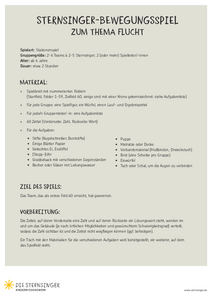Sternsinger-Bewegungsspiel zum Thema Flucht