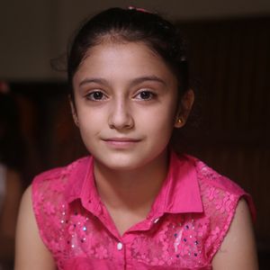 Das Mädchen Shan aus Syrien.