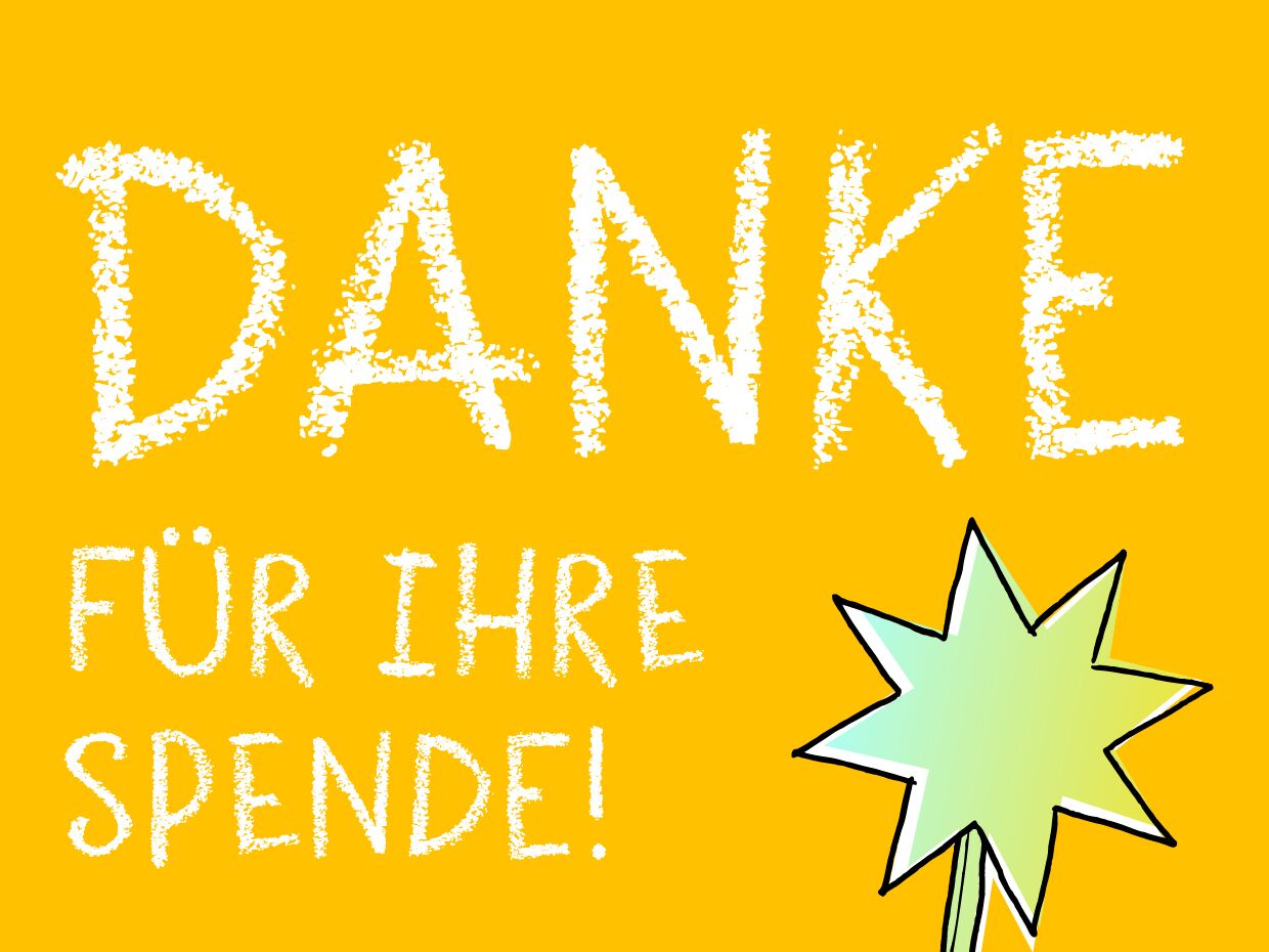 Danke Grafik ,Danke für Ihre Spende'