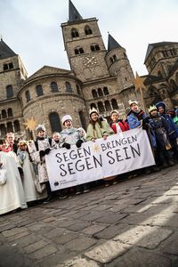 Sternsinger 29.12.2017 Bundesweite Entsendung der Sternsinger, Trier.