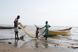 Der Fischer, Turkana, Kenia, 2/2016