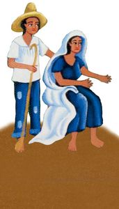 Illustration Josef und Maria