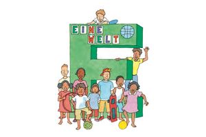 Kinderrechte-Leporello: Eine Welt