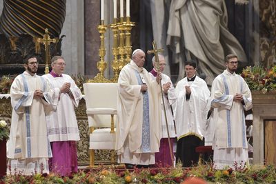 Roma 01-01-2020
Papa Francesco, celebra la Santa Messa nel primo giorno dell' anno
Ph: Cristian Gennari/Siciliani







