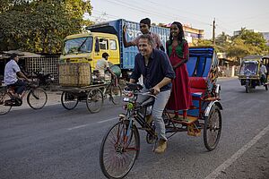 TV-Reporter Willi Weitzel in Bangladesch